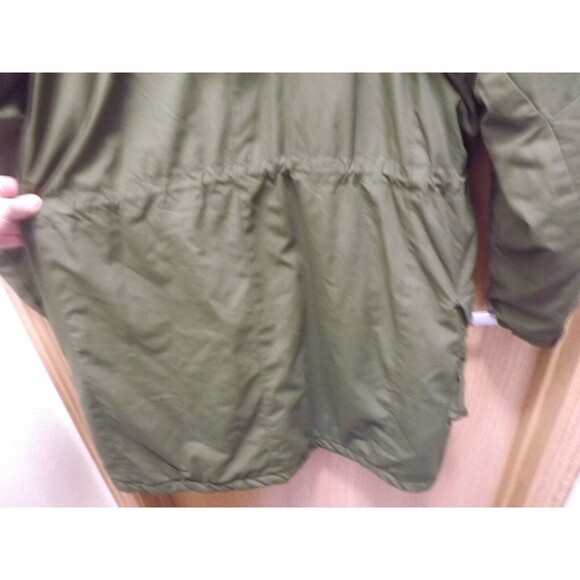 Vintage Swedish M90 Field Parka 1992 Green Hooded Coat Large 180/65U Military - Picture 3 of 8